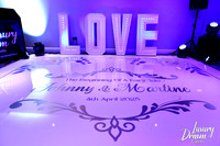 elegant white seamless dancefloor